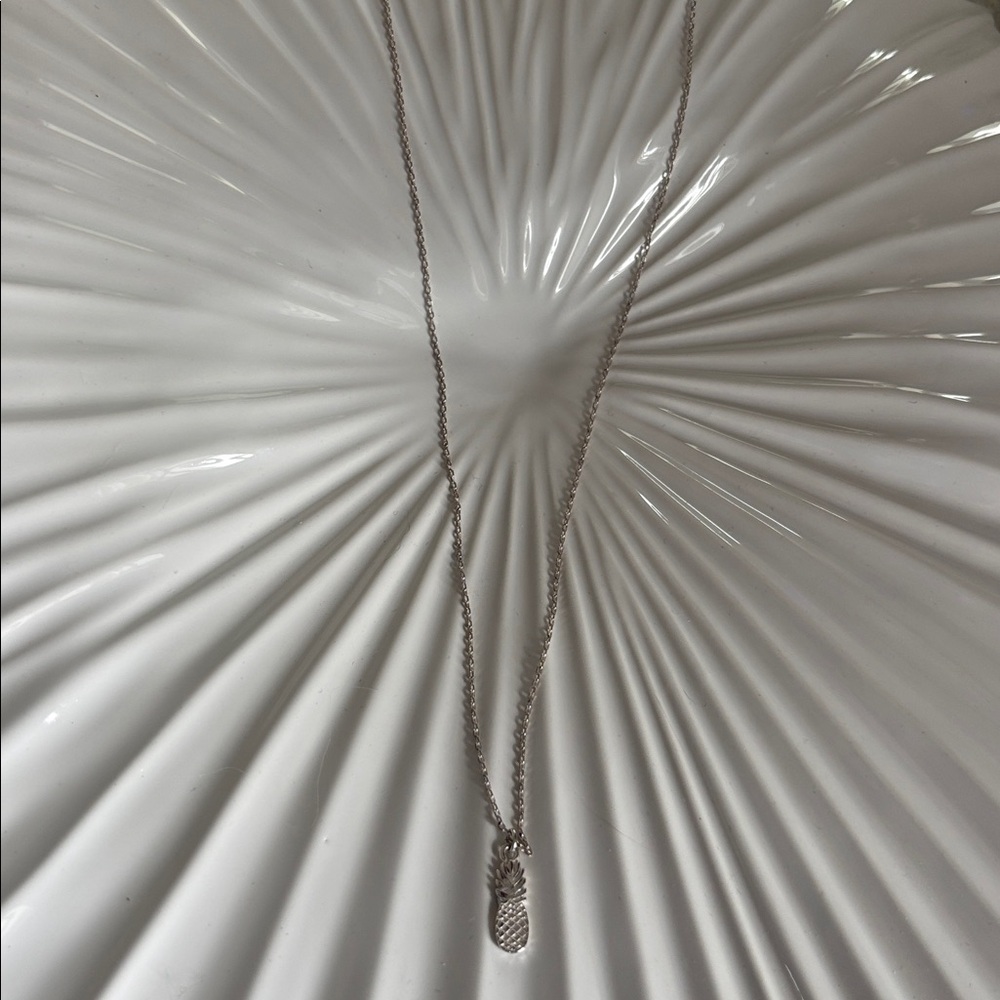 Silver Pineapple Necklace